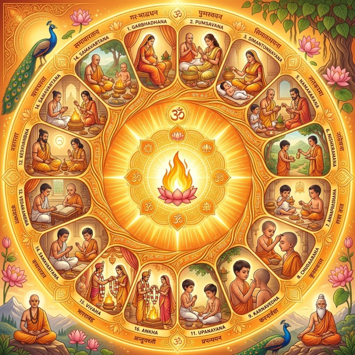 સનાતન હિન્દુ ધર્મ: પરમ જ્ઞાનકોશ - ૧૬ સંસ્કારો