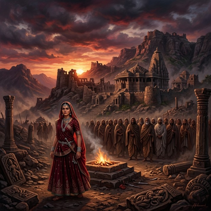 ઘૂમલીનો નાશ સોન કંસારારી ભાણ જેઠવા શ્રાપ